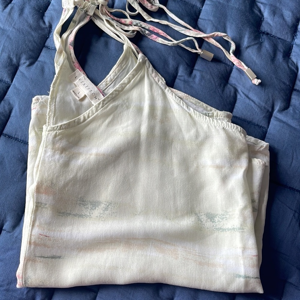Love Stich Halter tank top with spaghetti strap